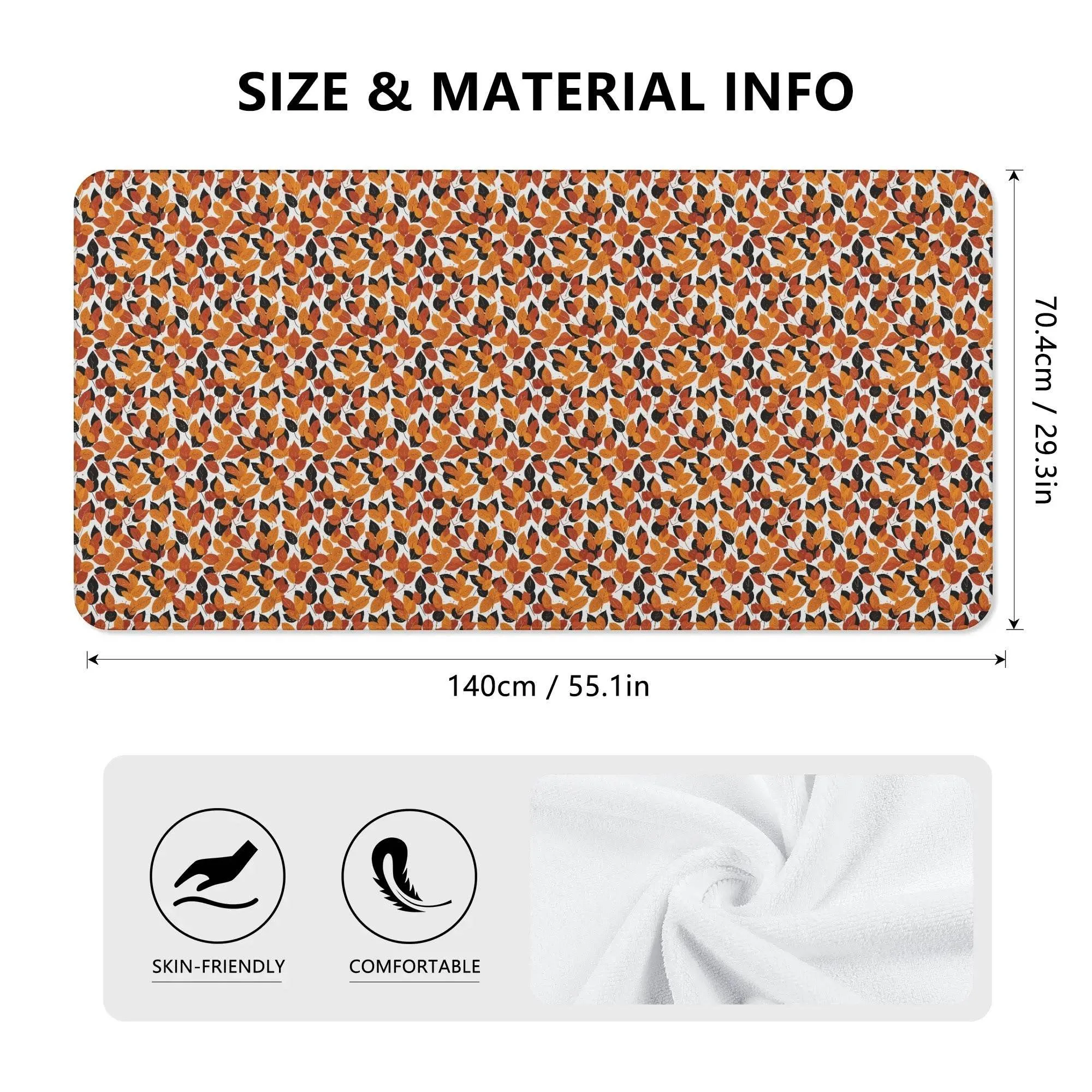 Red Autumn Bath Towel