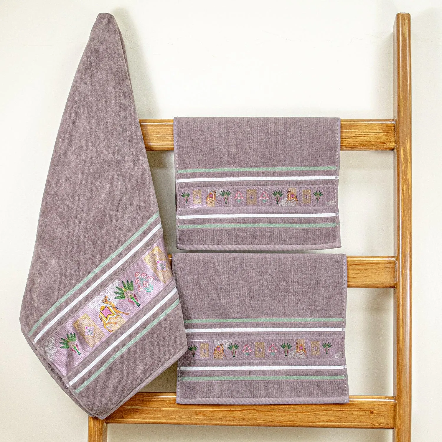 Regal 460 GSM Towel Set Of 3 | Ultra Soft & Highly Absorbent Towels