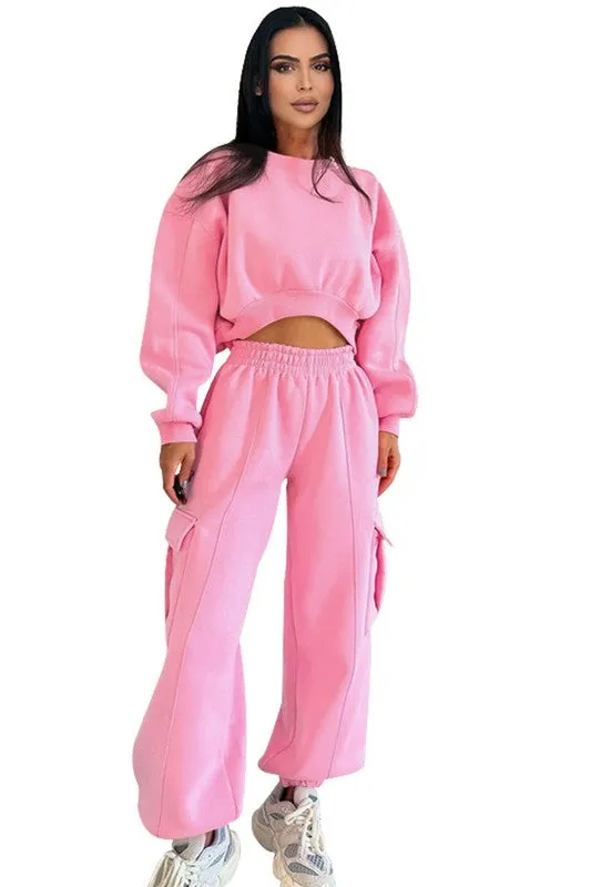SEXY TWO PIECE TOP AND PANT SET
