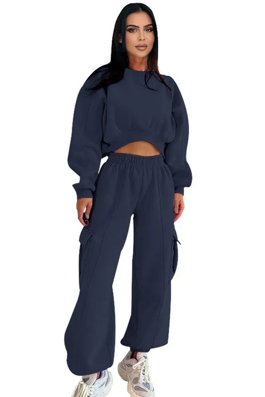 SEXY TWO PIECE TOP AND PANT SET