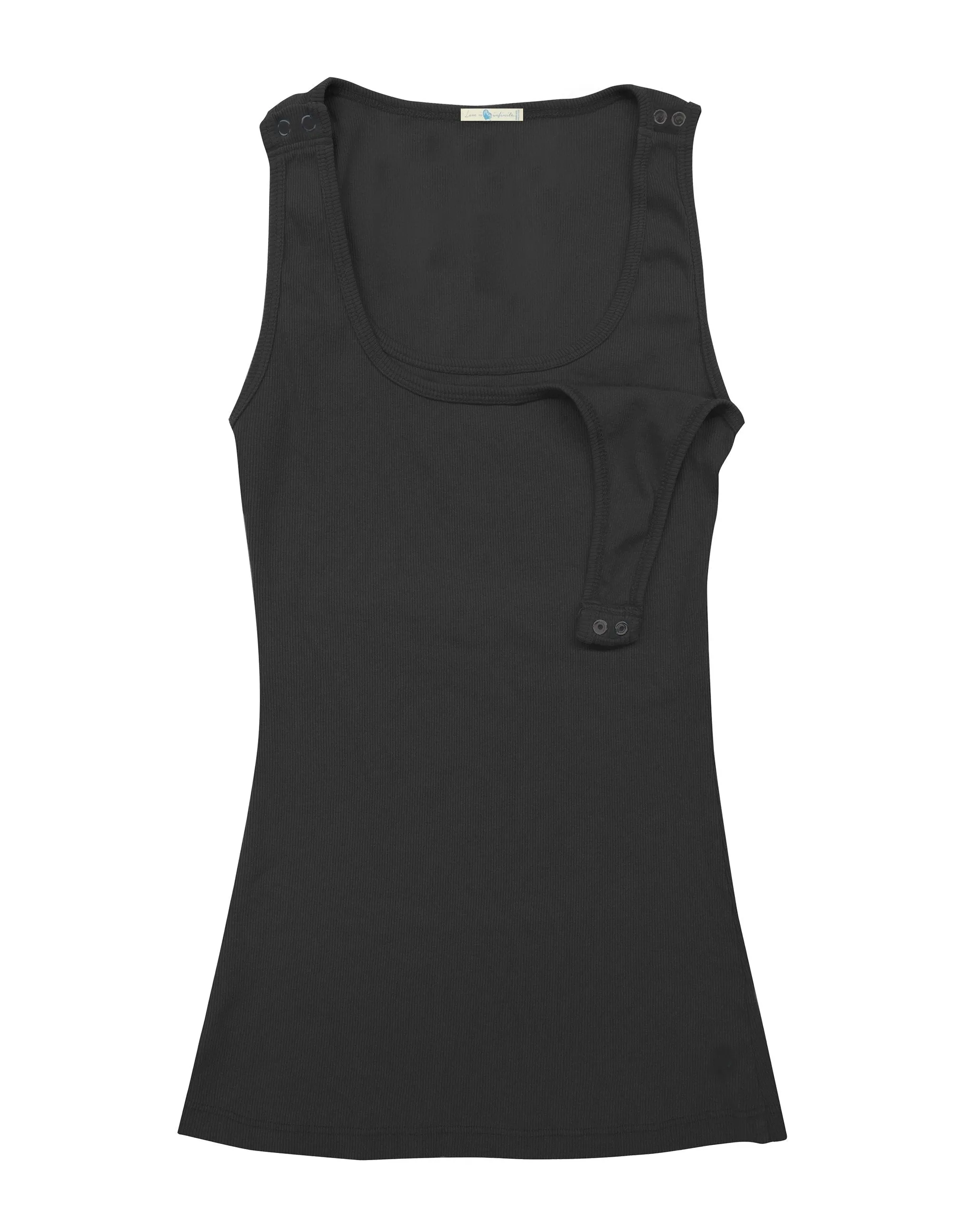 Snap Ribbed Nursing Tank - Colors