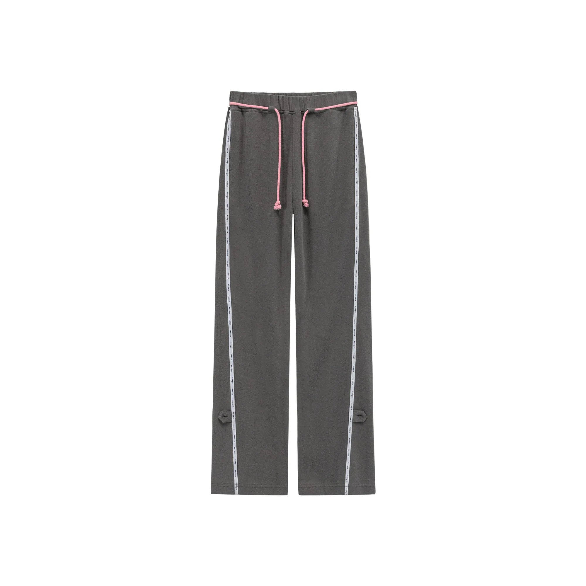 String Wide Sporty Pants