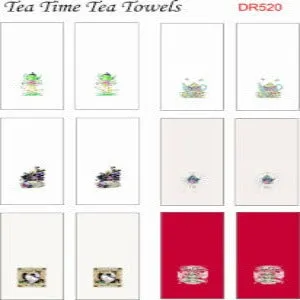 Tea Time Tea Towels Kit Makes 6
