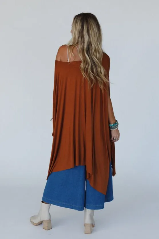 The Wren Tunic - Choco Brown