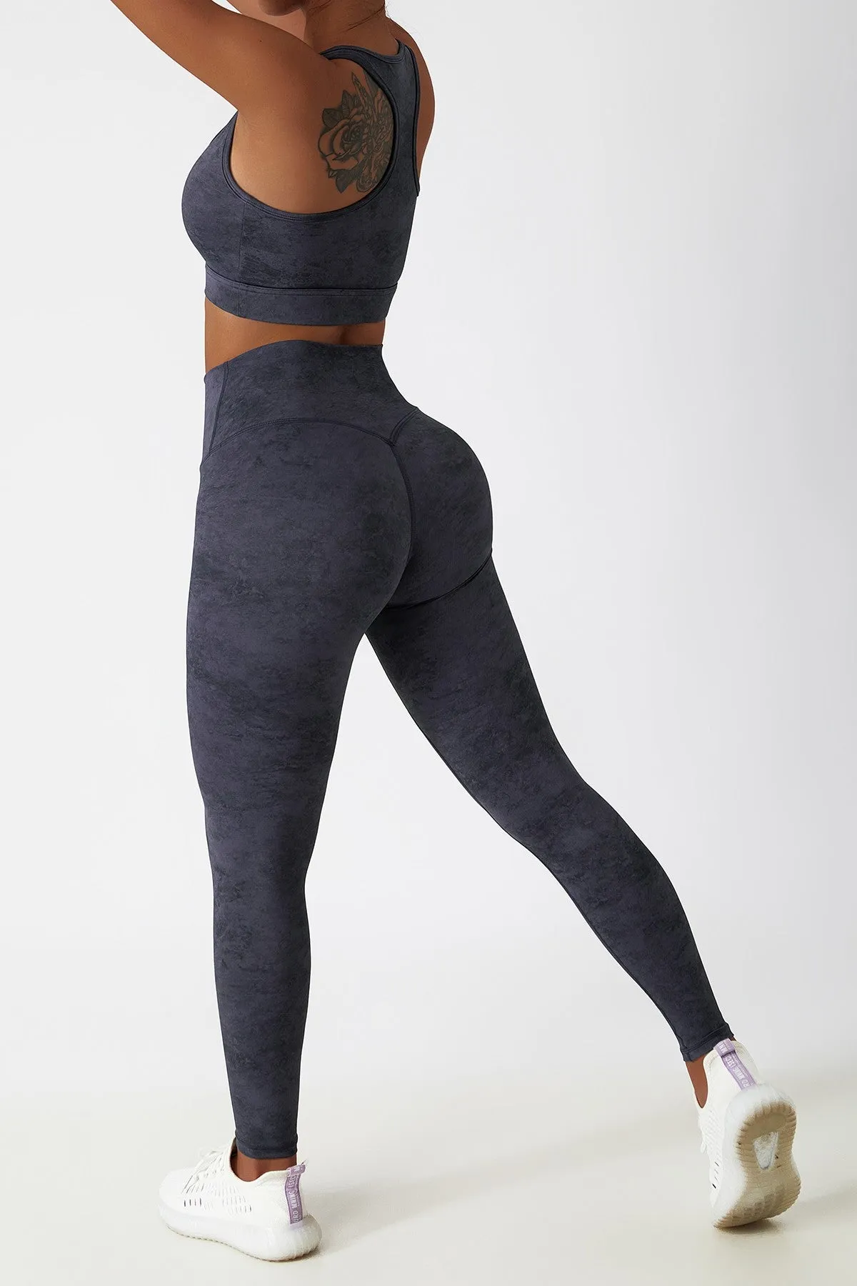Tie Dye Racerback Seamless Sports Bra