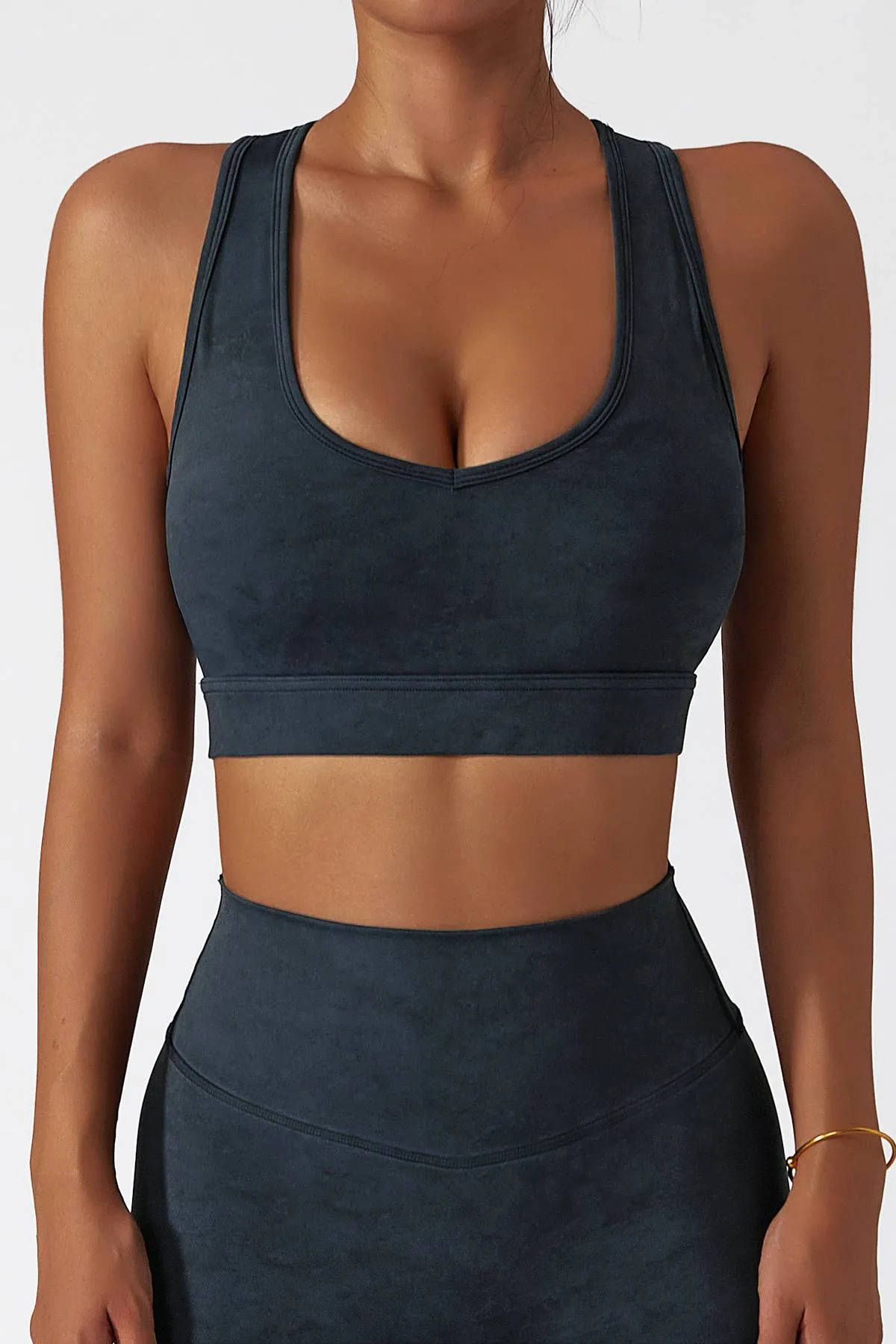 Tie Dye Racerback Seamless Sports Bra