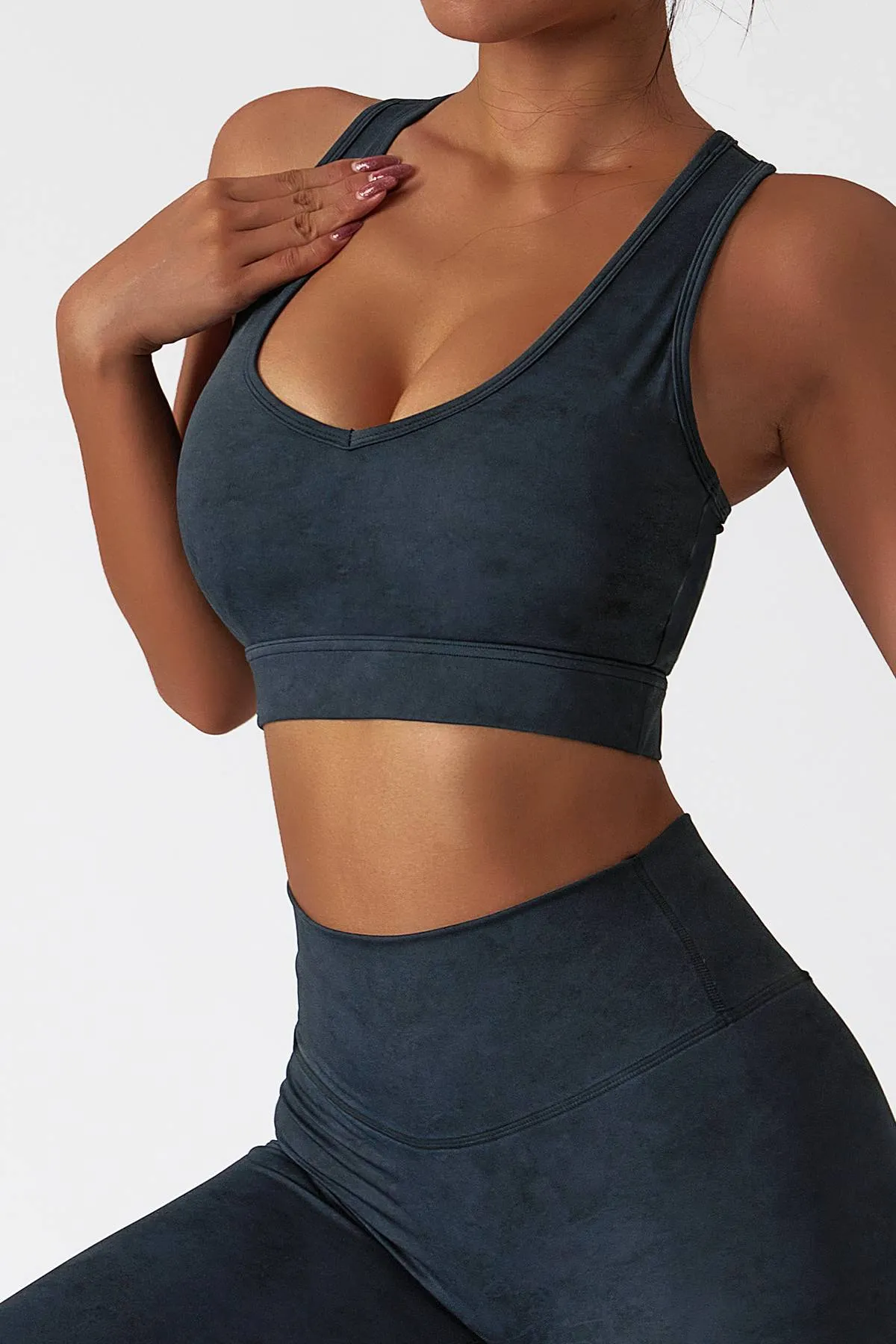 Tie Dye Racerback Seamless Sports Bra