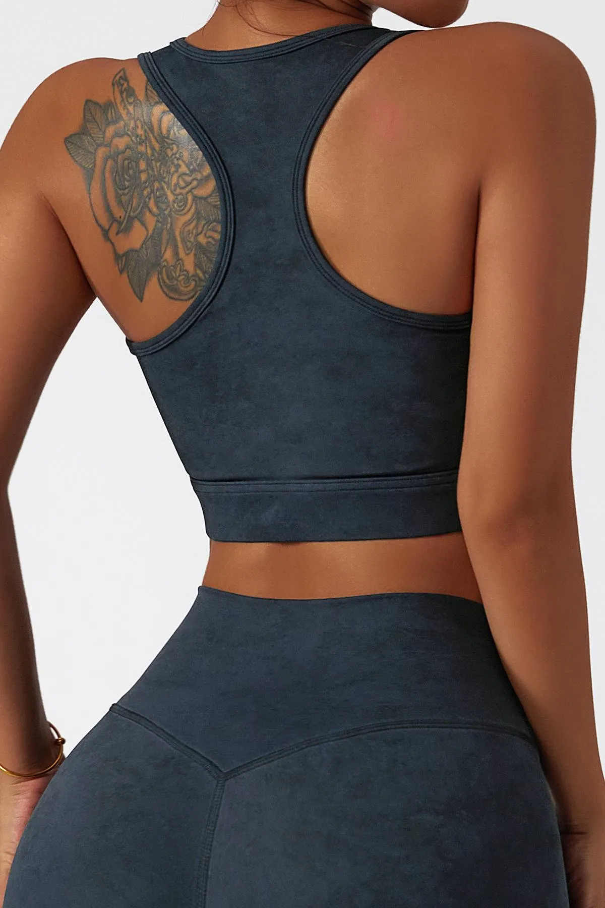 Tie Dye Racerback Seamless Sports Bra
