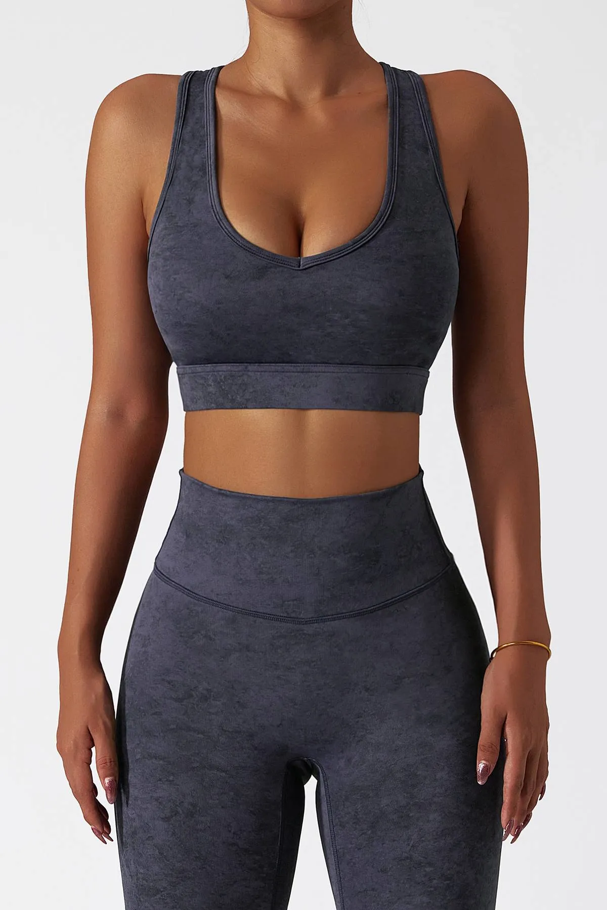 Tie Dye Racerback Seamless Sports Bra