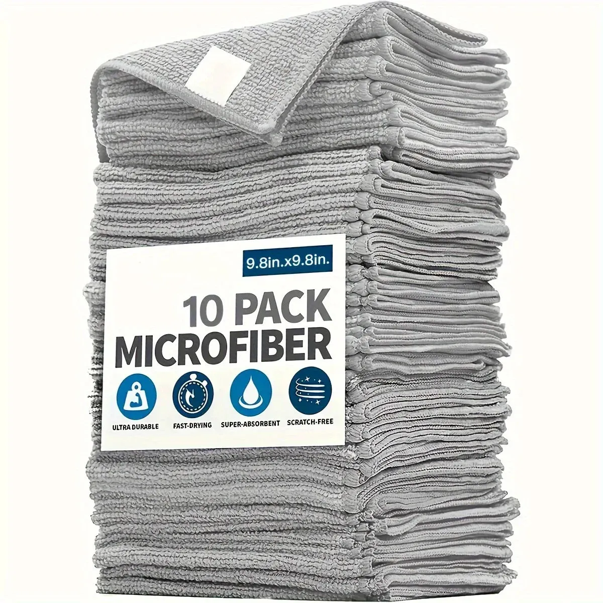 Ultra-Absorbent Microfiber Kitchen Towels – Soft, Stain-Removing Set