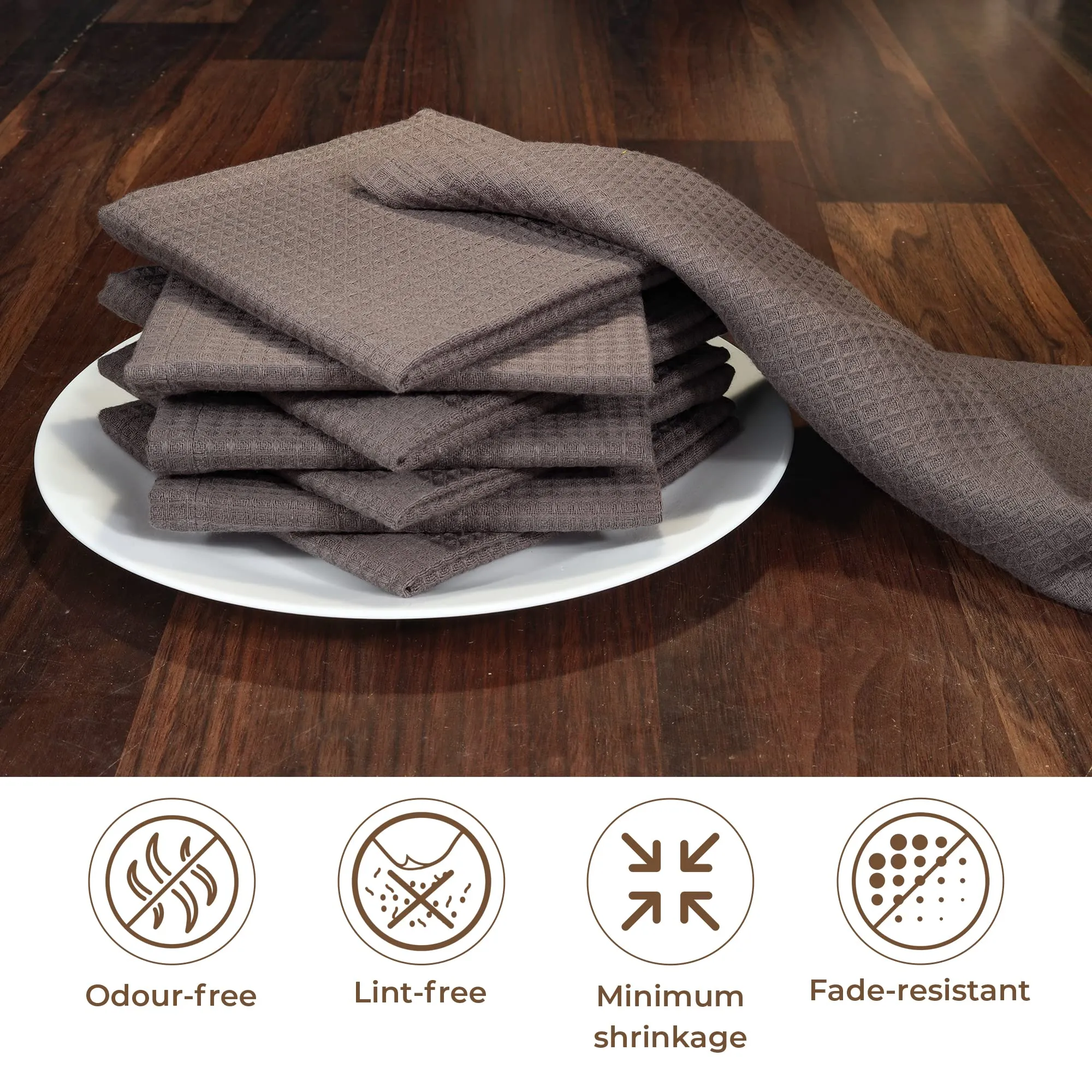 Urban Villa: French Kitchen Towels - 100% Cotton, with Hanging Loops