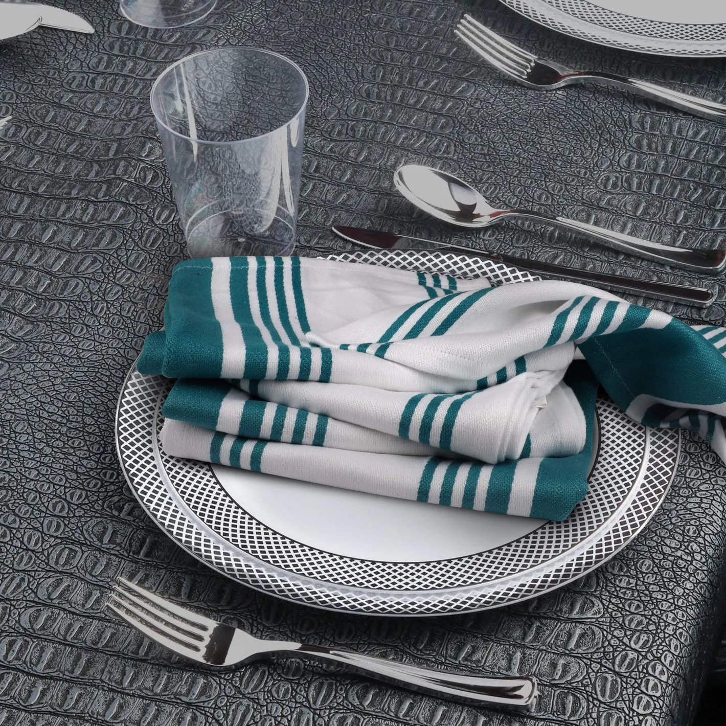 Urban Villa: French Kitchen Towels - 100% Cotton, with Hanging Loops