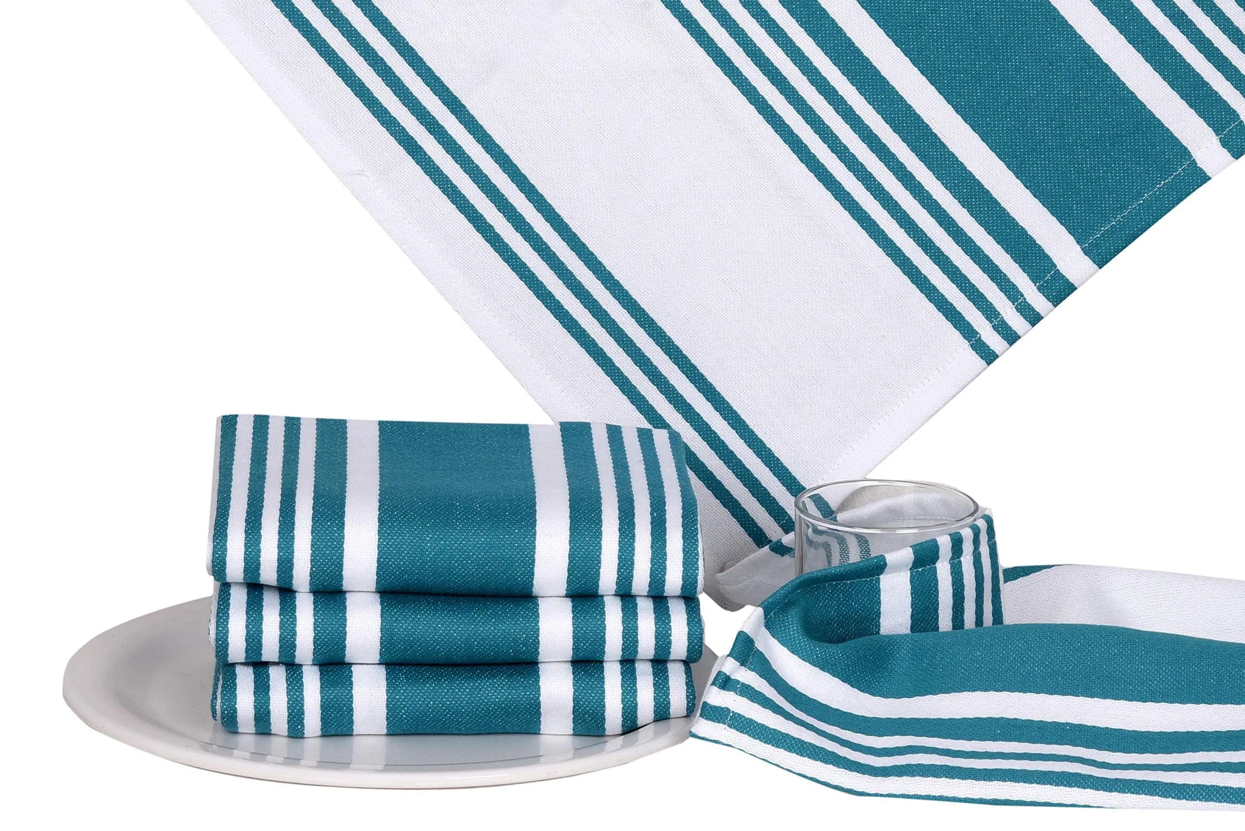 Urban Villa: French Kitchen Towels - 100% Cotton, with Hanging Loops