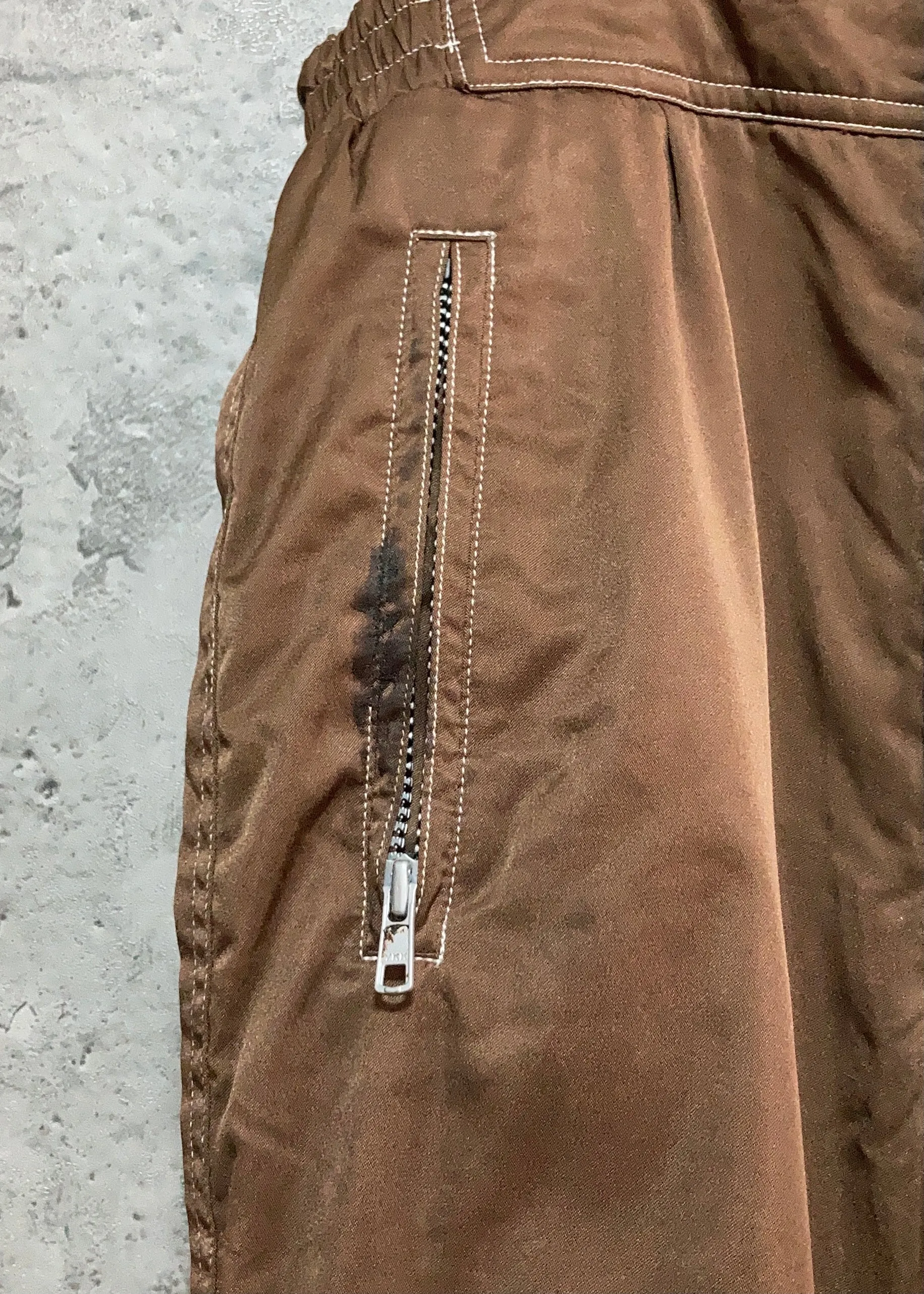 windex brown ski pants bibs