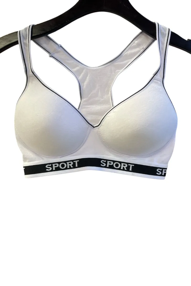 Wireless Cotton Sports Bra