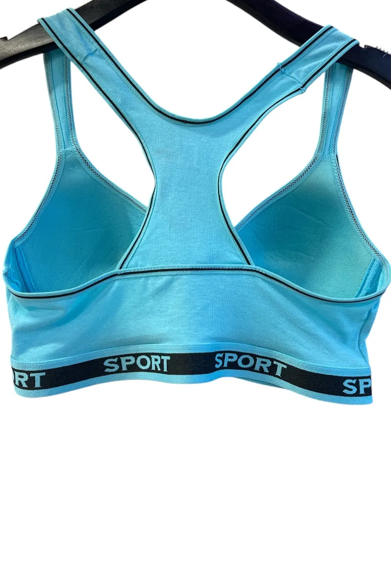 Wireless Cotton Sports Bra