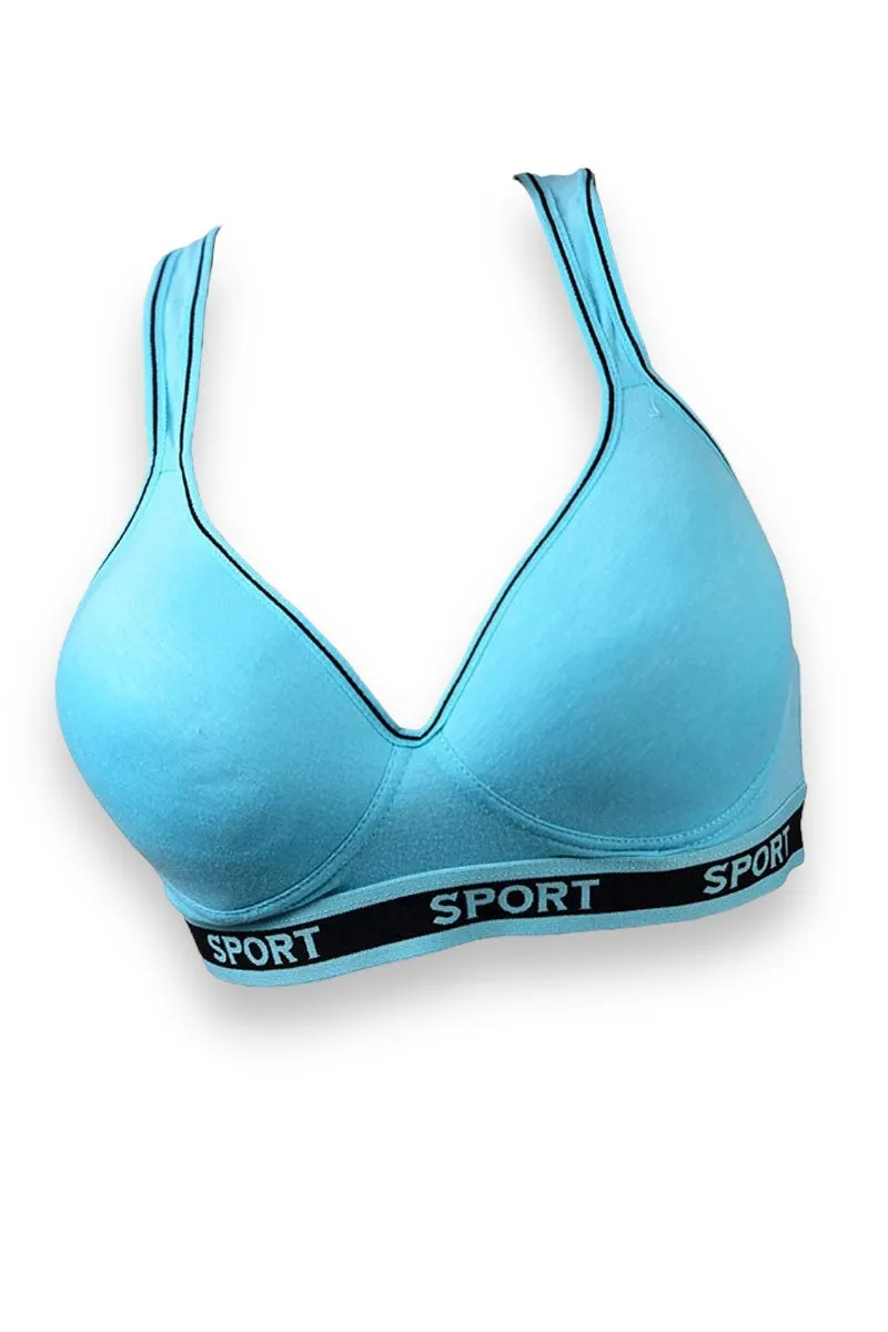 Wireless Cotton Sports Bra