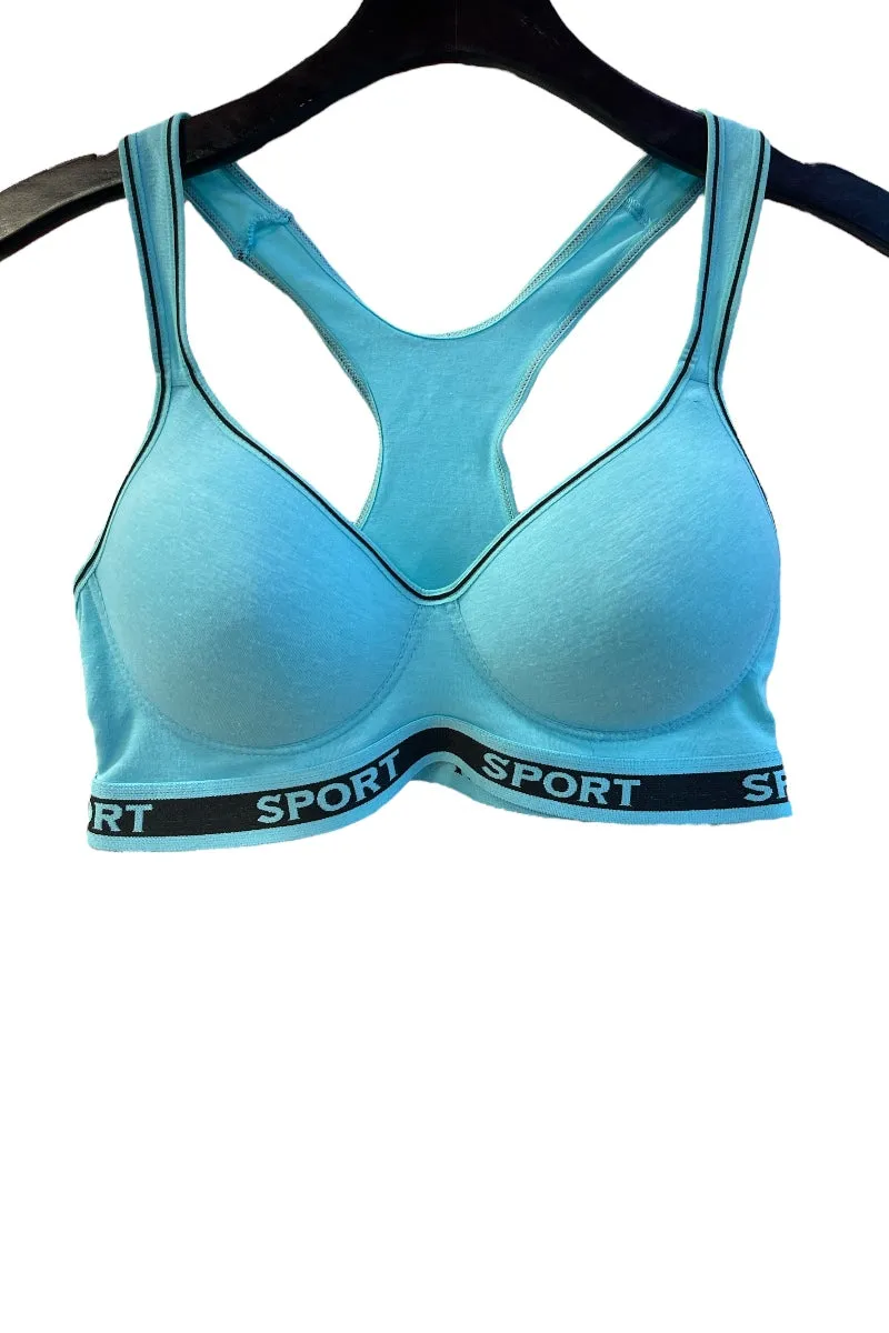 Wireless Cotton Sports Bra