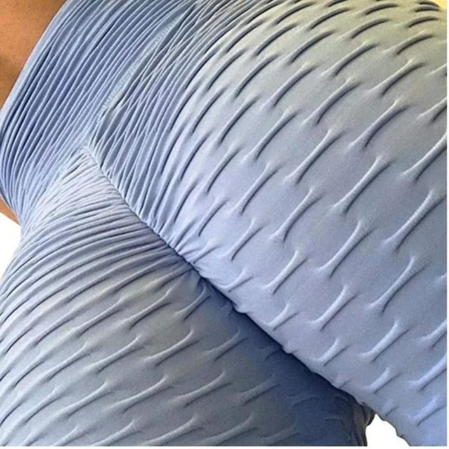 Women's Anti-Cellulite Yoga Gym Sport Leggings Fitness Butt Lift Elastic Yoga Pants Push Up sports wear